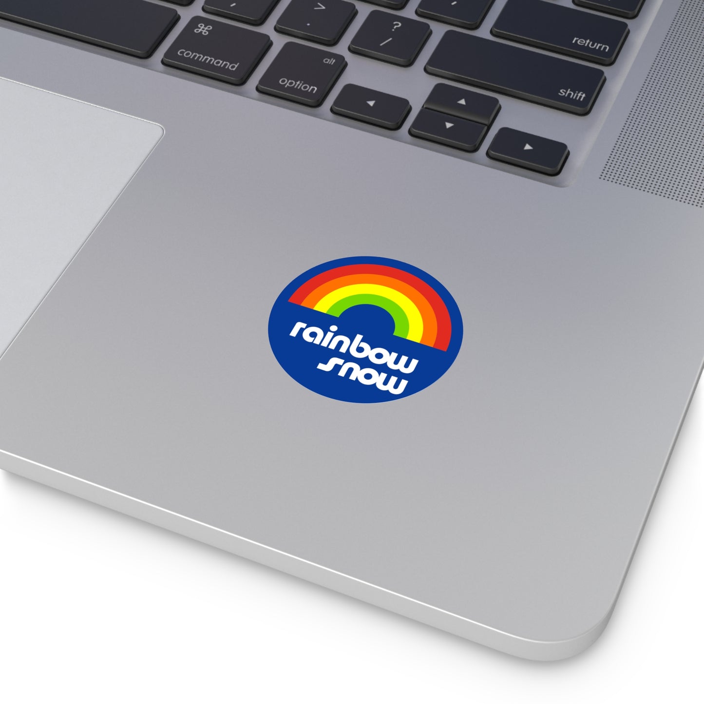 Rainbow Snow Vinyl Stickers - 2"