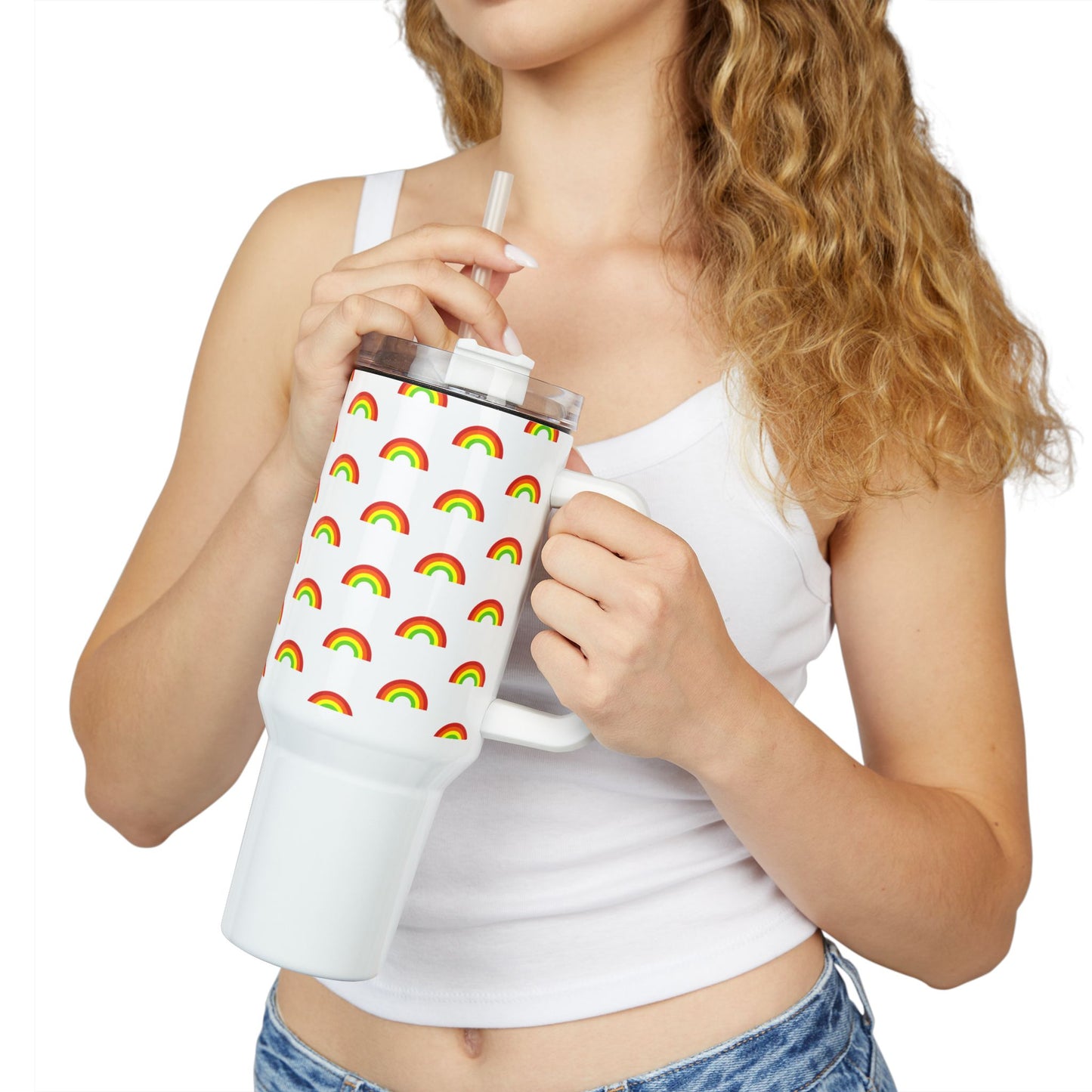Rainbow Snow 40 oz. Tumbler