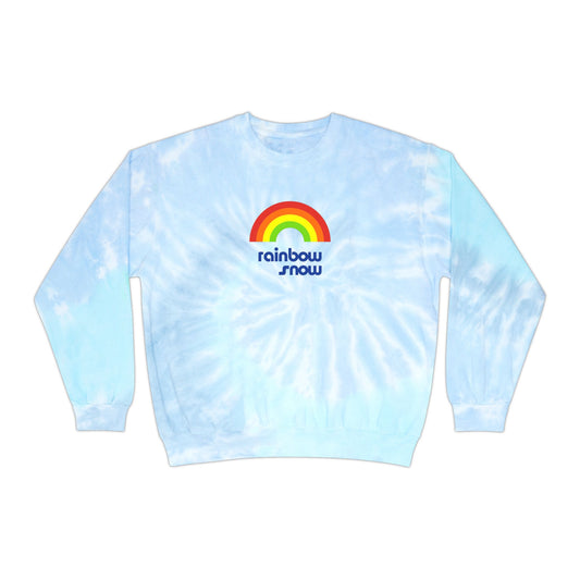 Rainbow Snow Tie-Dye Sweatshirt (Unisex)