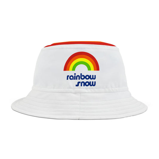 Rainbow Snow Bucket Hat - Festival Ready!